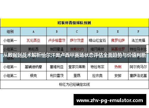 从数据到战术解析恰尔汗奥卢西甲赛场状态评估全面趋势与价值判断